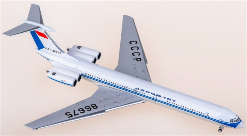 Phoenix Aeroflot for Ilyushin IL-62M CCCP-86675 1:400 Aircraft Pre-built  Airliner Model Display
