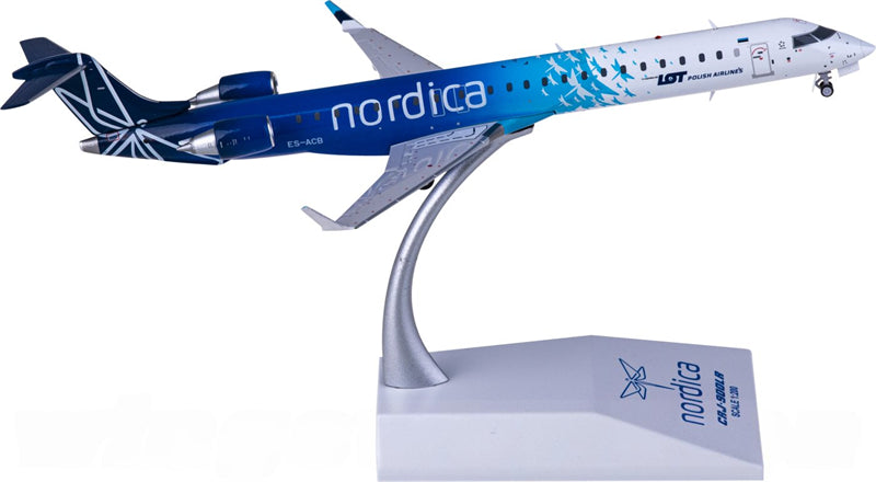 JC Wings LOT for Bombardier CRJ900 ES-ACB 1:200 Airplane Pre-built Airliner Model Display