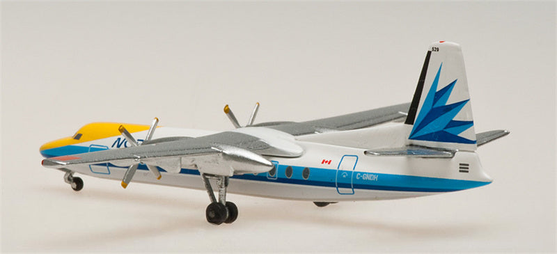 AeroClassics Nordair for Fokker F27 C-GNDH 1:400 Aircraft Pre-built  Airliner Model Display