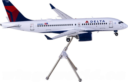 Geminijets Delta Air Lines for Airbus A220-100 N103DU 1:200 Aircraft Pre-built  Airliner Model Display