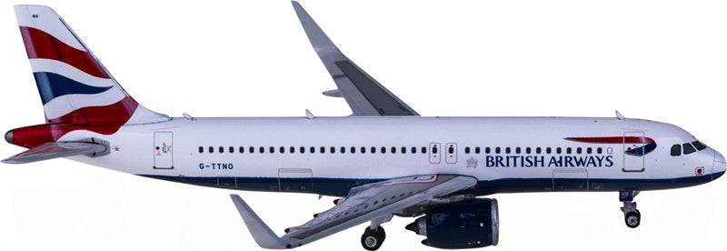 Phoenix British Airways for Airbus A320neo G-TTNO 1:400 Airplane Pre-built  Airliner Model Display
