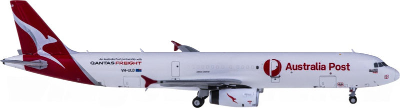 HYJLwings Australia Post for Qantas Freight for Airbus A321 VH-ULD 1:400 Airplane Pre-built  Airliner Model Display