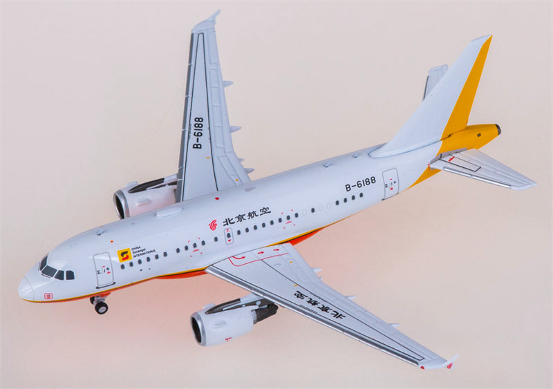 NG Models Air China for Airbus A318ACJ B-6188 1:400 Airplane Pre-built Airliner Model Display