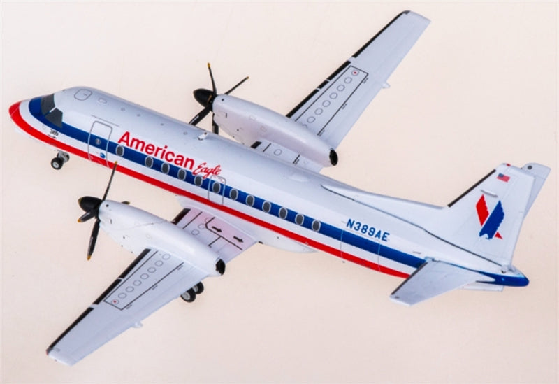 Geminijets American Eagle Airlines for Saab 340B N389AE 1:200 Aircraft Pre-built  Airliner Model Display