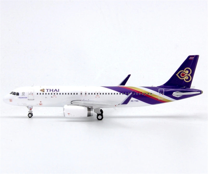 Phoenix Thai Airways for Airbus A320 HS-TXG 1:400 Aircraft Pre-built  Airliner Model Display