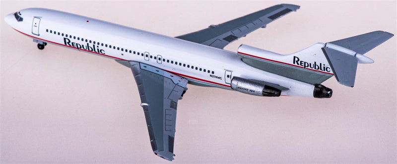 AeroClassics Republic for Boeing 727-200 N274WC 1:400 Aircraft Pre-built  Airliner Model Display