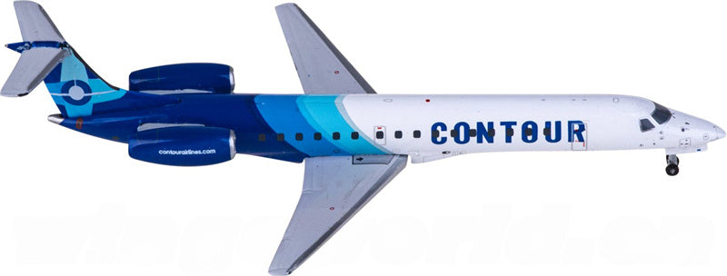 Geminijets Contour Airlines for Embraer ERJ-145LR N12552 1:400 Airplane Pre-built  Airliner Model Display