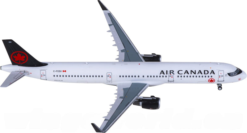 C Model Air Canada for Airbus A321 C-FCEU 1:400 Airplane Pre-built Airliner Model Display