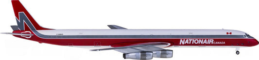 AeroClassics Nationair for Douglas DC-8-61 C-GMXD 1:200 Aircraft Pre-built  Airliner Model Display