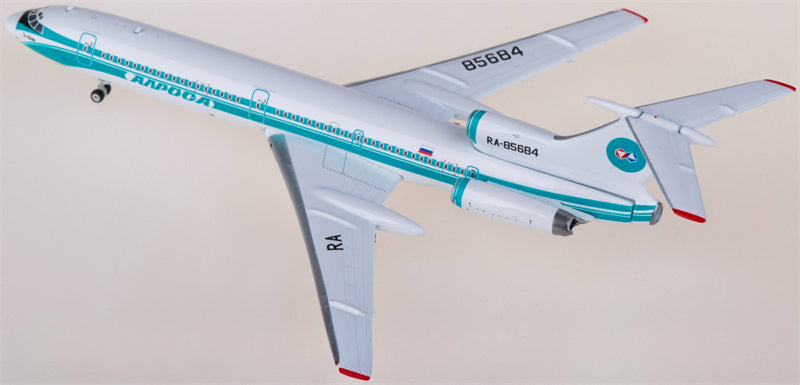 Phoenix ALROSA for Tupolev TU-154M RA-85684 1:400 Airplane Pre-built  Airliner Model Display