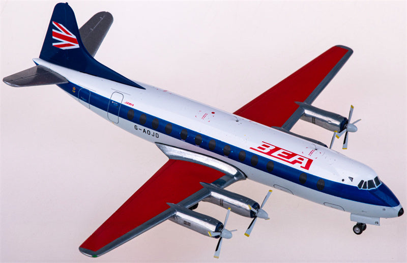 Herpa BEA for Vickers for Viscount 800 G-AOJD 1:200 Aircraft Pre-built  Airliner Model Display