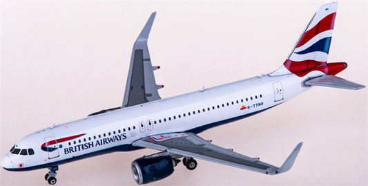Phoenix British Airways for Airbus A320neo G-TTNO 1:400 Airplane Pre-built  Airliner Model Display