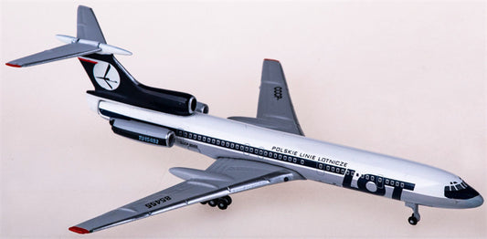 AeroClassics LOT for Tupolev Tu-154 CCCP-85455 1:400 Airplane Pre-built  Airliner Model Display