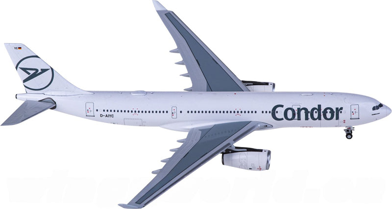 NG Models Condor for Airbus A330-200 D-AIYC 1:400 Airplane Pre-built Airliner Model Display