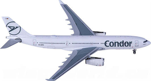 NG Models Condor for Airbus A330-200 D-AIYC 1:400 Airplane Pre-built Airliner Model Display