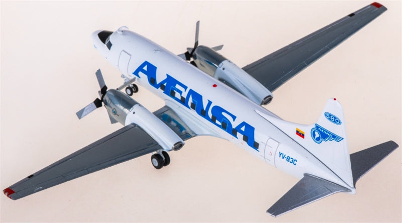 JC Wings Avensa for Convair CV-580 YV-83C 1:200 Aircraft Pre-built  Airliner Model Display