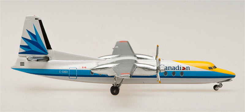 AeroClassics Nordair for Fokker F27 C-GNDI 1:400 Aircraft Pre-built  Airliner Model Display