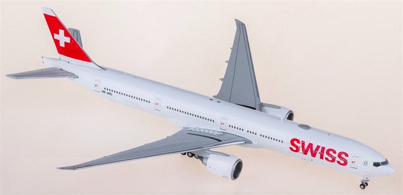 JC Wings Swiss for Boeing 777-300ER HB-JNG 1:400 Airplane Pre-built  Airliner Model Display