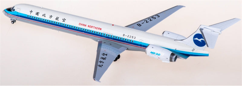 Geminijets China Northern Airlines for McDonnell Douglas MD-90 B-2253 1:200 Aircraft Pre-built  Airliner Model Display