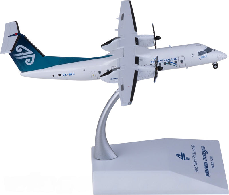 JC Wings Air New Zealand for De Havilland Canada for DHC-8-300 ZK-NEC 1:200 Airplane Pre-built Airliner Model Display
