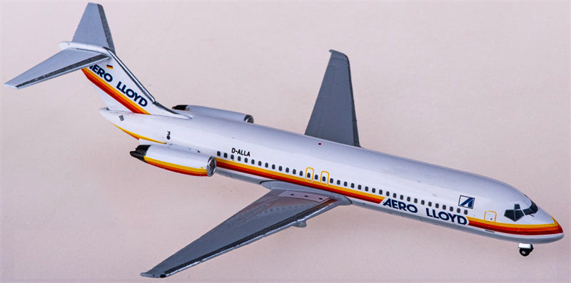 AeroClassics Aero Lloyd for McDonnell Douglas DC-9-30 D-ALLA 1:400 Airplane Pre-built  Airliner Model Display