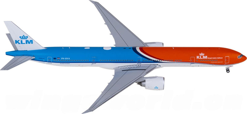 NG Models KLM for Boeing 777-300ER PH-BVA 1:400 Airplane Pre-built  Airliner Model Display