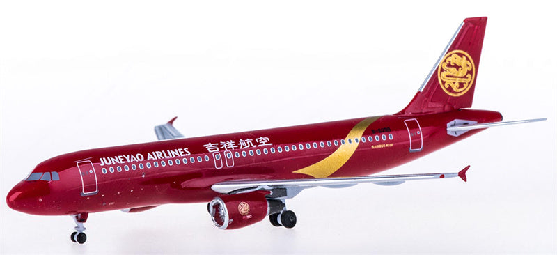 AeroClassics Juneyao Airlines for Airbus A320 B-6298 1:400 Airplane Pre-built  Airliner Model Display