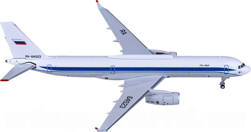 NG Models Russia State Transport Company for Tupolev Tu-214VPU RA-64523 1:400 Airplane Pre-built  Airliner Model Display