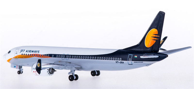 AeroClassics Jet Airways for Boeing 737 MAX 8 VT-JXA 1:400 Aircraft Pre-built  Airliner Model Display