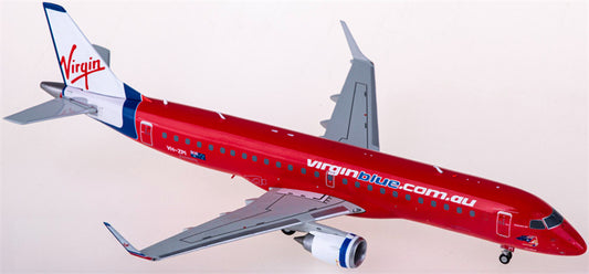 JC Wings Virgin Blue Airlines for Embraer ERJ-190 VH-ZPI 1:200 Airplane Pre-built  Airliner Model Display