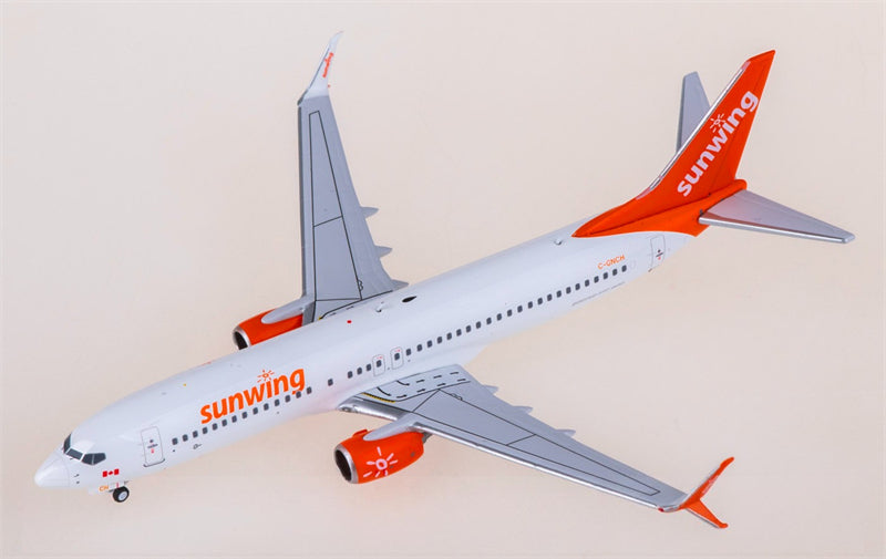 AeroPolaris Sunwing Airlines for Boeing 737-800 C-GNCH 1:400 Airplane Pre-built  Airliner Model Display