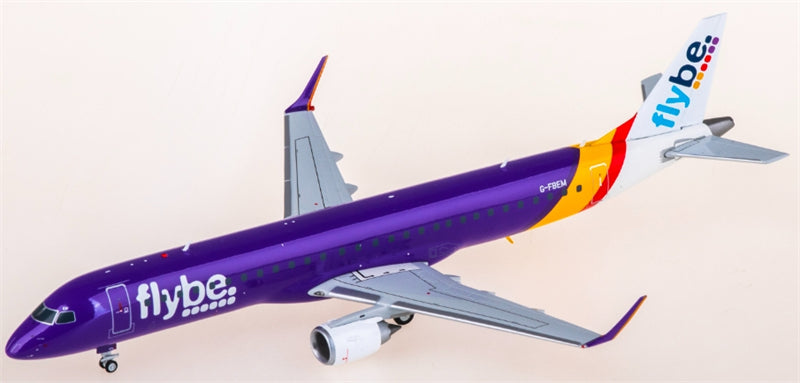 JC Wings Flybe for Embraer ERJ-195LR G-FBEM 1:200 Aircraft Pre-built  Airliner Model Display