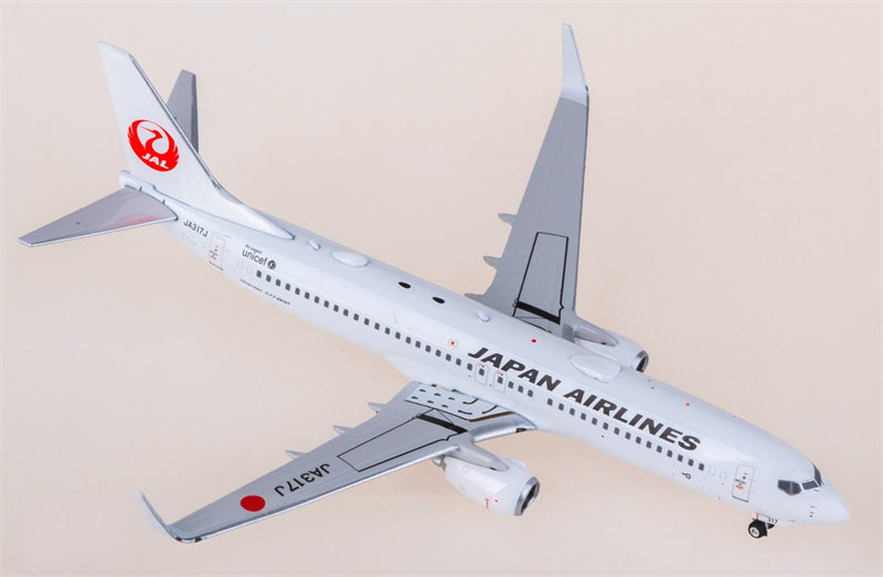 Phoenix Japan Airlines for Boeing 737-800 JA317J 1:400 Airplane Pre-built  Airliner Model Display