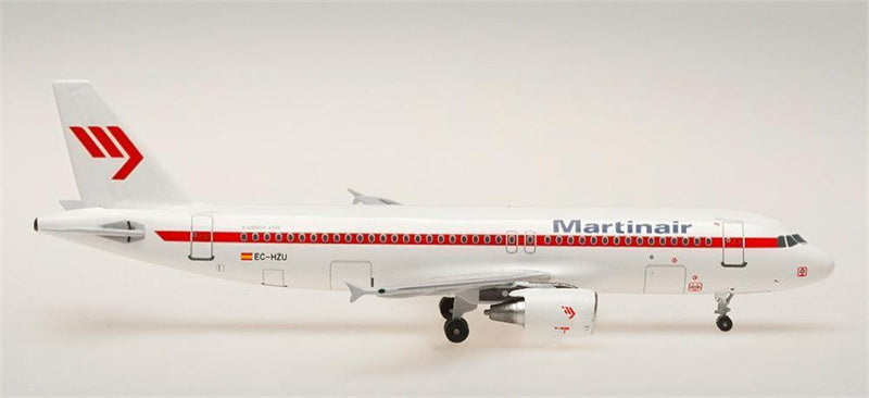 AeroClassics Martinair for Airbus A320 EC-HZU 1:400 Aircraft Pre-built  Airliner Model Display