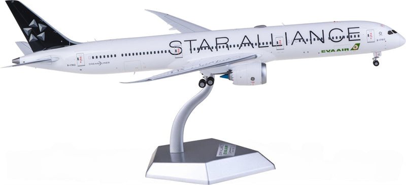 SQ Wings EVA Air for Boeing 787-10 B-17812 1:200 Airplane Pre-built Airliner Model Display