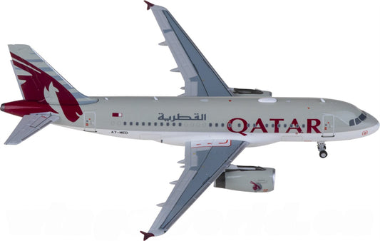 NG Models Qatar Amiri Flight ACJ for Airbus 319 A7-MED 1:400 Aircraft Pre-built Model