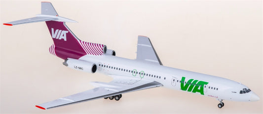 Herpa Air Via for Tupolev TU-154M LZ-MIG 1:200 Airplane Pre-built  Airliner Model Display