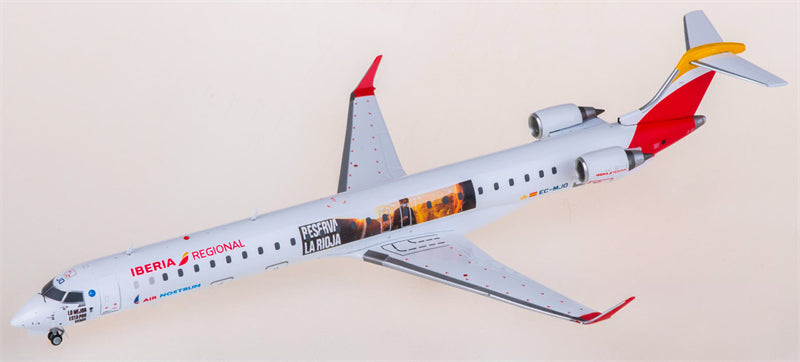 JC Wings Iberia for Bombardier CRJ1000ER EC-MJO 1:200 Airplane Pre-built Airliner Model Display