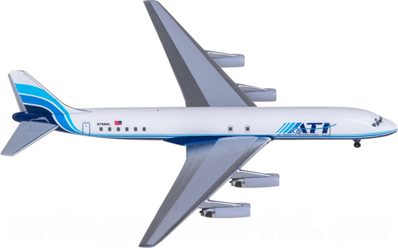 AeroClassics Air Transport International for Douglas DC-8-62C N799AL 1:400 Airplane Pre-built  Airliner Model Display