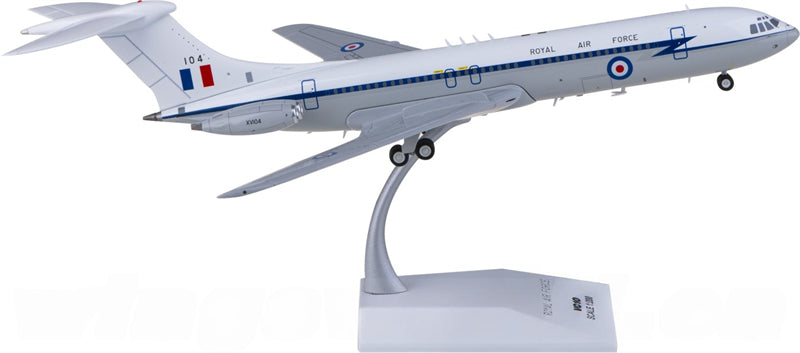 JC Wings RAF for Vickers VC10 C1K XV104 1:200 Airplane Pre-built Airliner Model Display