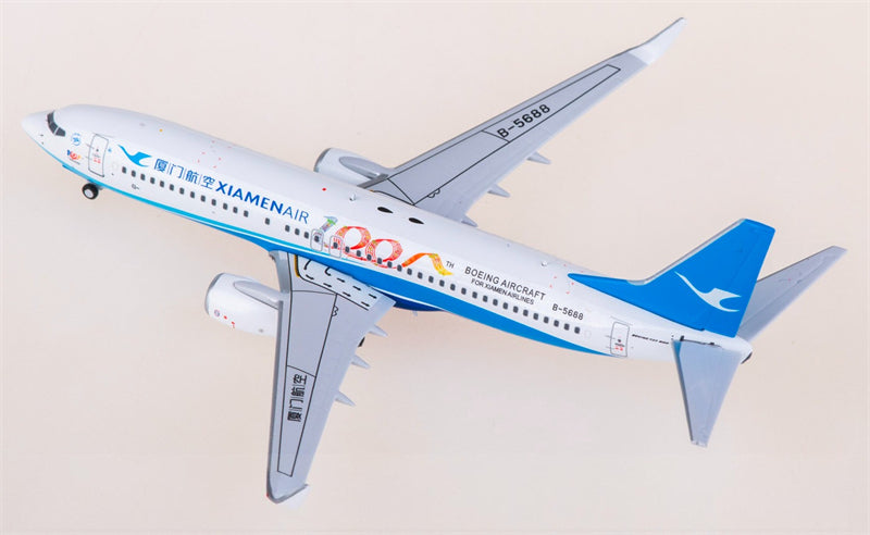 C Model XiamenAir for Boeing 737-800 B-5688 1:400 Airplane Pre-built  Airliner Model Display