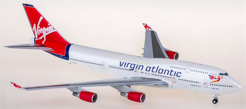 JC Wings Virgin Atlantic for Boeing 747-400 G-VBIG 1:200 Airplane Pre-built  Airliner Model Display