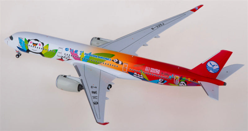 NG Models Sichuan Airlines for airbus A350-900 B-325J 1:400 Airplane Pre-built  Airliner Model Display