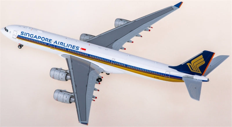 Hxmodels Singapore Airlines for Airbus A340-500 9V-SGD 1:400 Aircraft Pre-built  Airliner Model Display