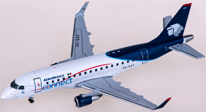 JC Wings Aeromexico for Embraer ERJ-170LR XA-GAY 1:400 Airplane Pre-built  Airliner Model Display