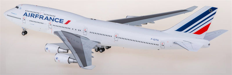 SQ Wings Air France for Boeing 747-400 F-GITH 1:200 Airplane Pre-built  Airliner Model Display