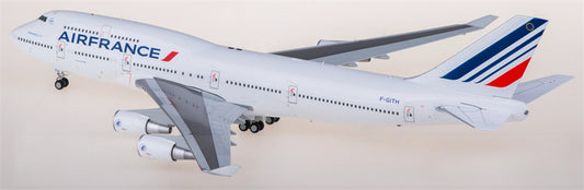 SQ Wings Air France for Boeing 747-400 F-GITH 1:200 Airplane Pre-built  Airliner Model Display