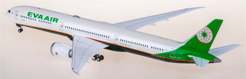 SQ Wings EVA Air for Boeing 787-10 B-17801 1:200 Airplane Pre-built  Airliner Model Display