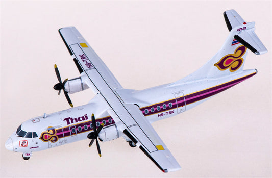 JC Wings Thai Airways for ATR-42 HS-TRK 1:400 Airplane Pre-built  Airliner Model Display