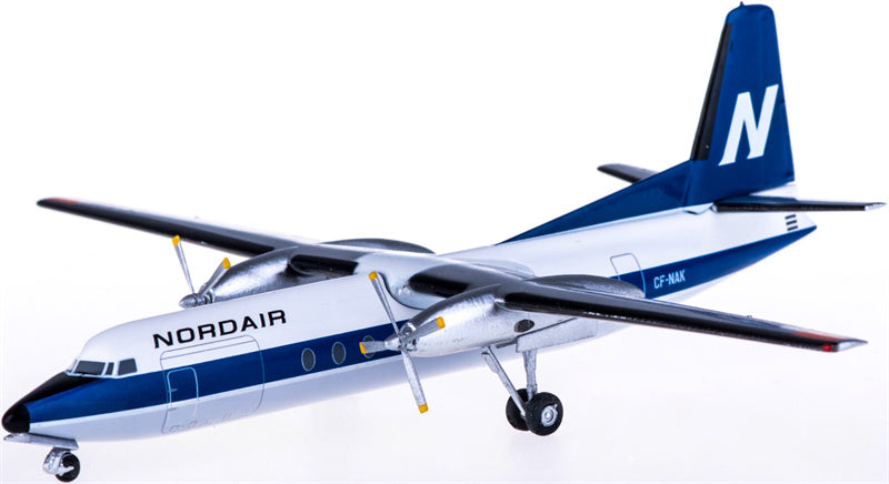 AeroClassics Nordair for Fokker F-27 CF-NAK 1:200 Aircraft Pre-built  Airliner Model Display